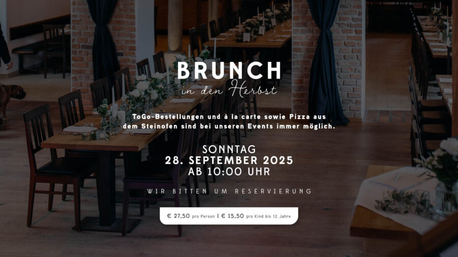 BRUNCH IN DEN HERBST
