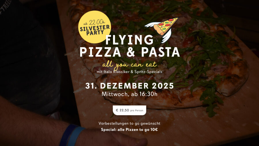 FLYING PIZZA & PASTA – all you can eat