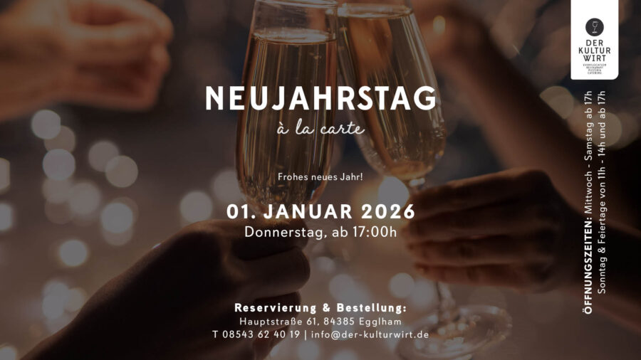 NEUJAHR – à la carte