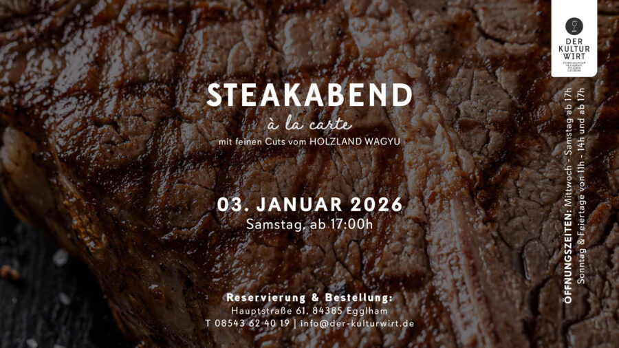 STEAKABEND – à la carte