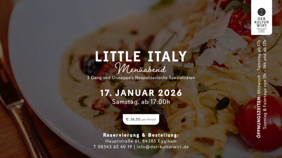 LITTLE ITALY – Menüabend