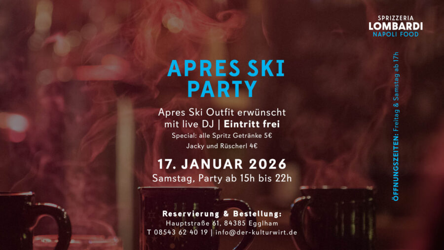 APRE SKI PARTY – Sprizzeria