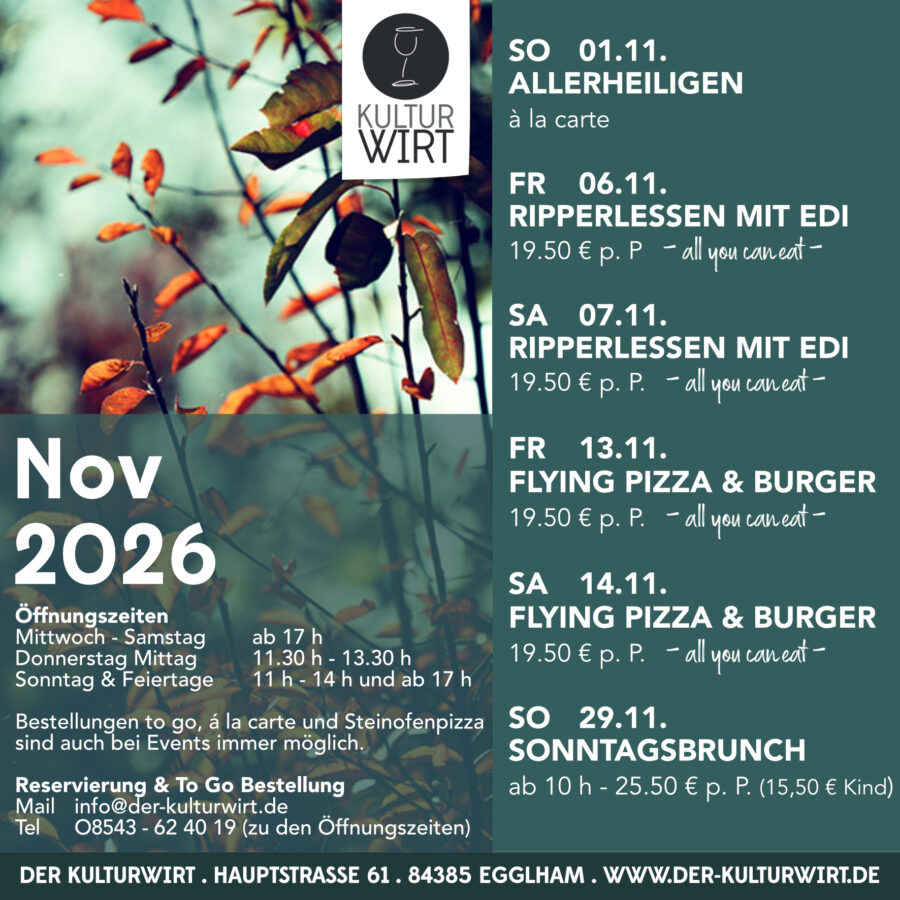 NOVEMBER 2026