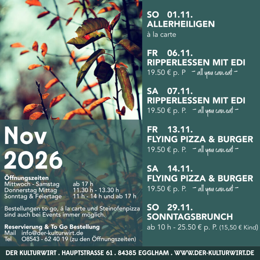 NOVEMBER 2026